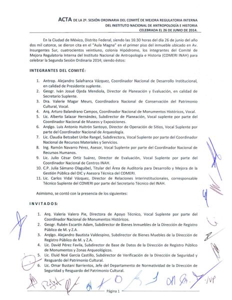 COMERI-INAH-02/ORD-2014