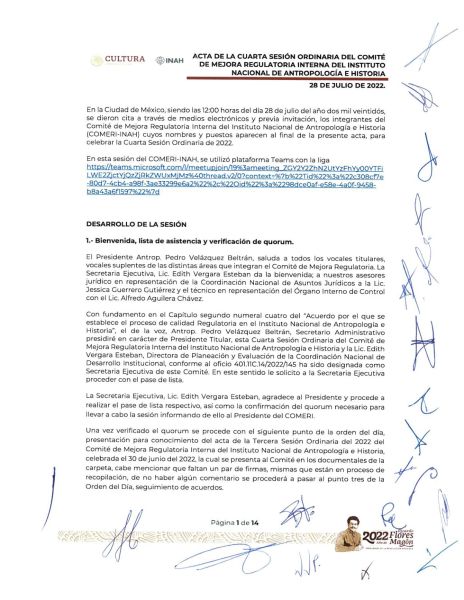 COMERI-INAH-04/ORD-2022