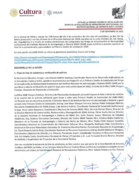 GANI-INAH-01/SES-INST-2025